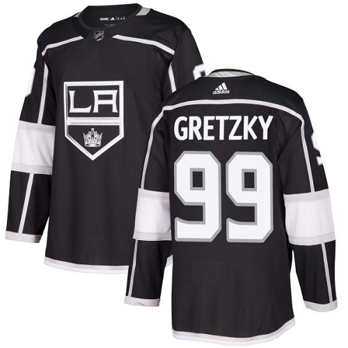 Adidas Men Los Angeles Kings 99 Wayne Gretzky Black Home Authentic Stitched NHL Jersey